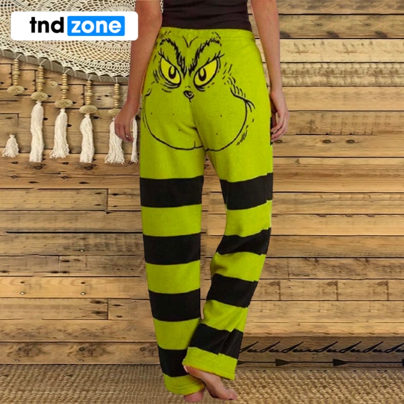 Women Christmas Grinch Pajama Pants - TND Zone